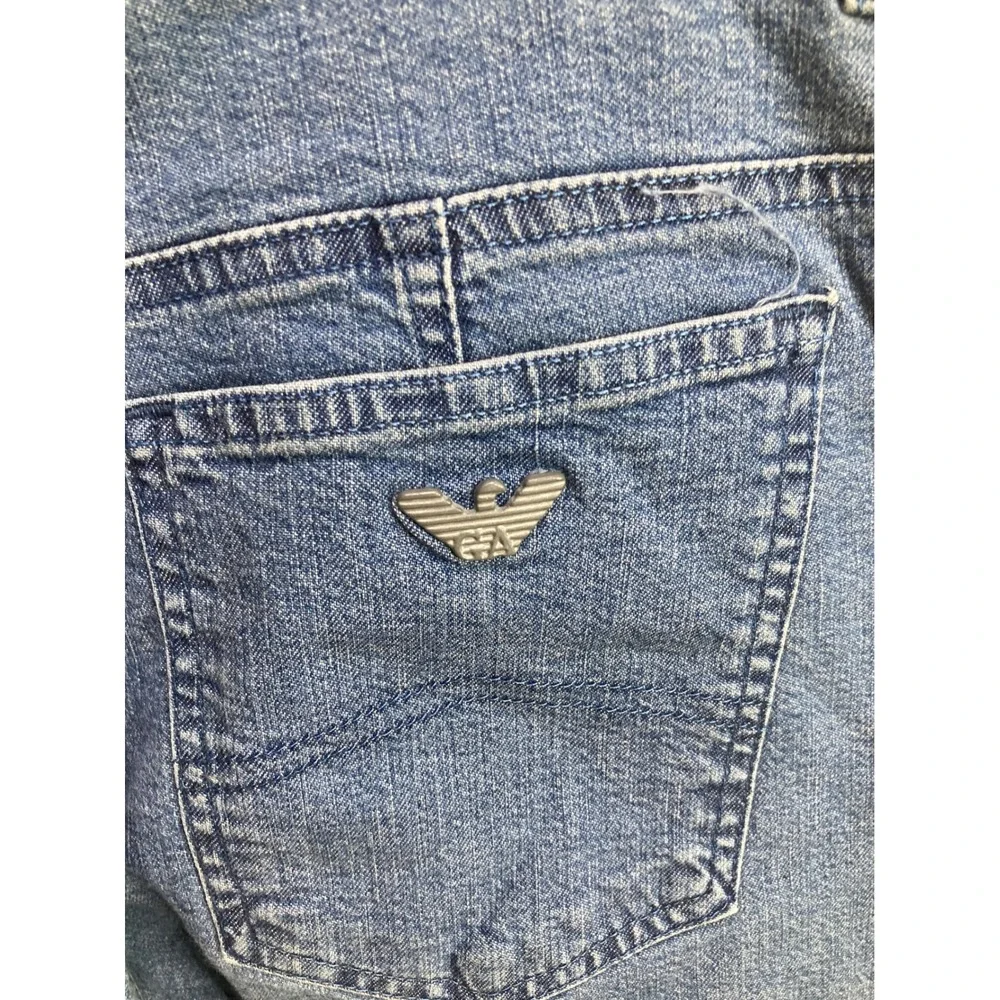 Armani Jeans Women's Blue Denim High‎ Waist Size 30 Slim Fit Jeans Made in Italy